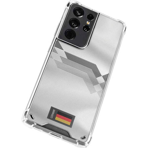 Germany Soccer Flag Galaxy S21 Ultra 5G Clear Case